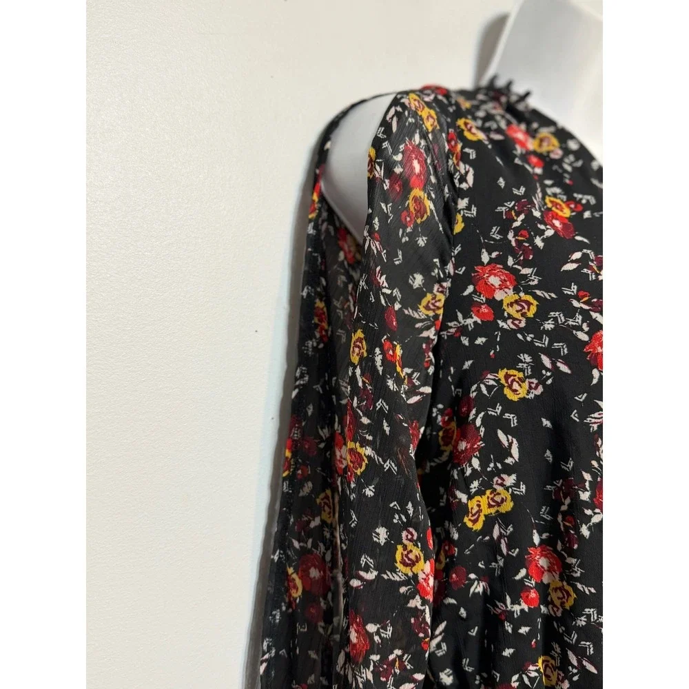 Y2K Material Girl Dark Academia Floral Romper Womens Size‎ L EGirl Indie Sleaze